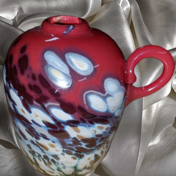 Hand-blown glass jug - Picture 7 of 9